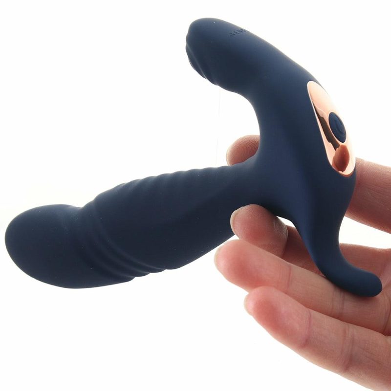 Anal Sex Toys | Gender X True Blue Thrusting P-Vibe Anal Sex Toys Anal Sex Toys