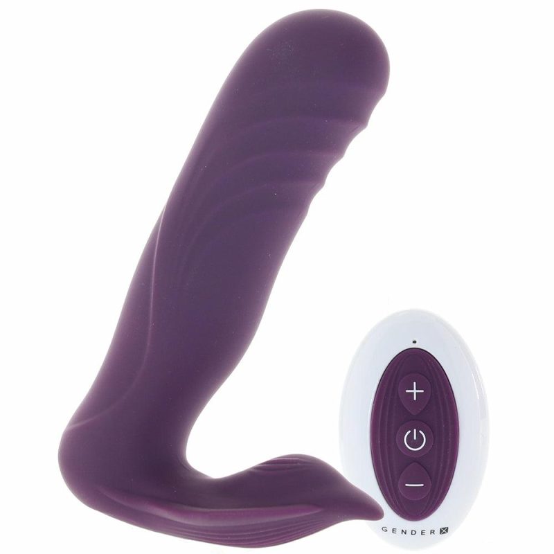 Anal Sex Toys | Gender X Velvet Hammer Remote Wearable Vibe Anal Sex Toys Anal Sex Toys