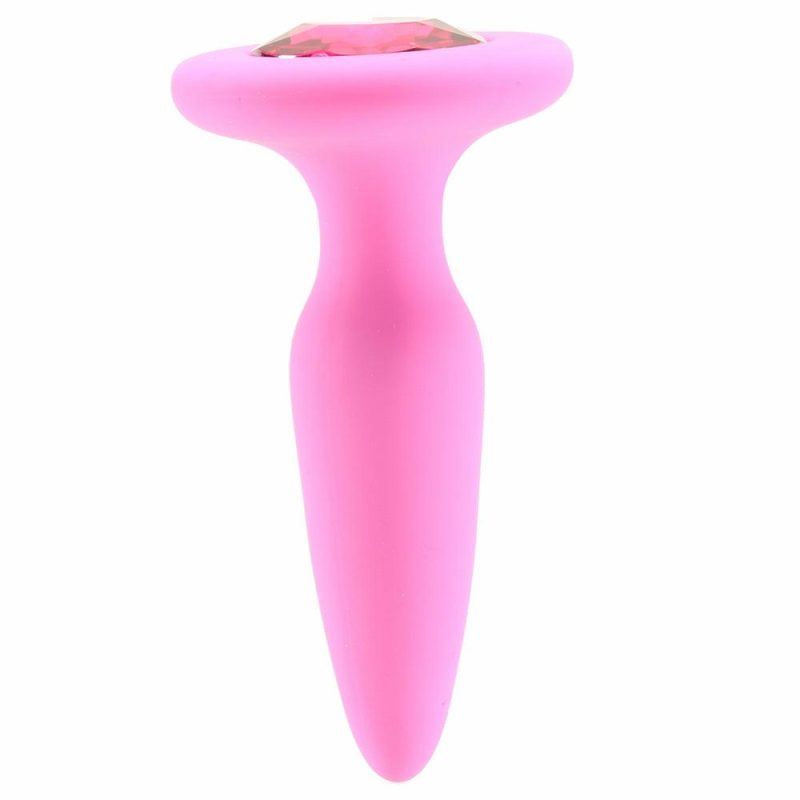 Anal Sex Toys | Glams Mini Pink Gem Silicone Butt Plug Anal Sex Toys Anal Sex Toys