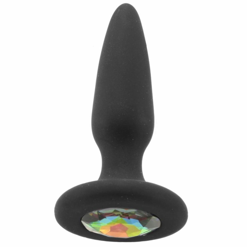 Anal Sex Toys | Glams Mini Rainbow Gem Silicone Butt Plug Anal Sex Toys Anal Sex Toys