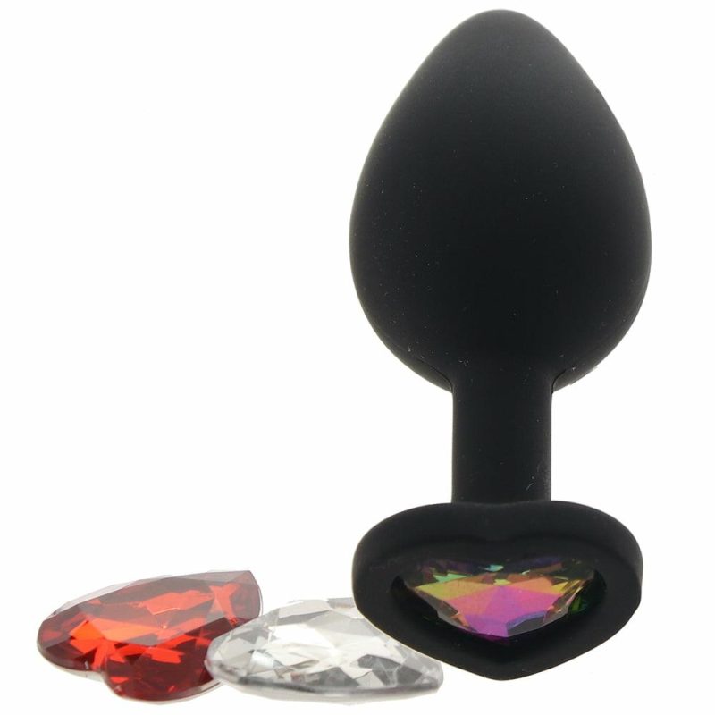 Anal Sex Toys | Glams Xchange Heart Gem Butt Plug In Medium Anal Sex Toys Anal Sex Toys