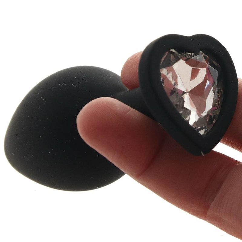 Anal Sex Toys | Glams Xchange Heart Gem Butt Plug In Medium Anal Sex Toys Anal Sex Toys