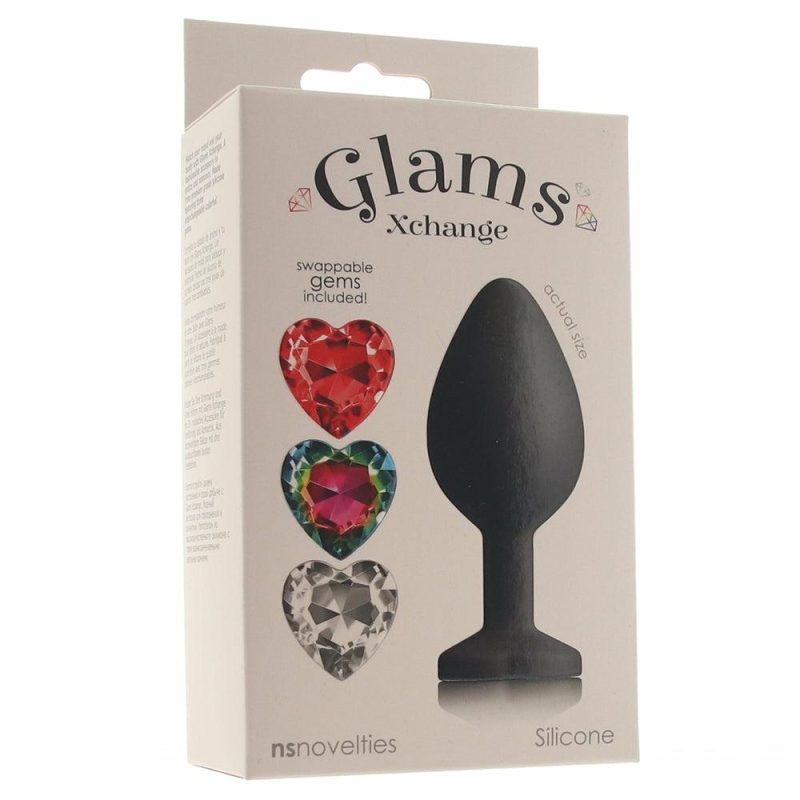 Anal Sex Toys | Glams Xchange Heart Gem Butt Plug In Medium Anal Sex Toys Anal Sex Toys