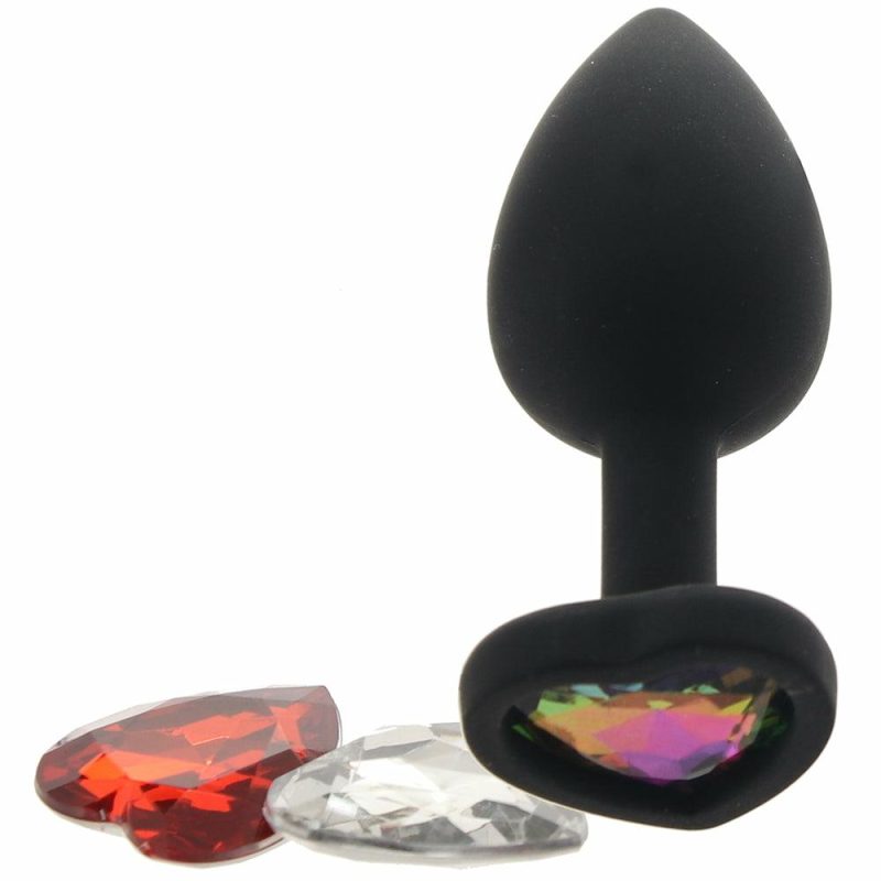 Anal Sex Toys | Glams Xchange Heart Gem Butt Plug In Small Anal Sex Toys Anal Sex Toys