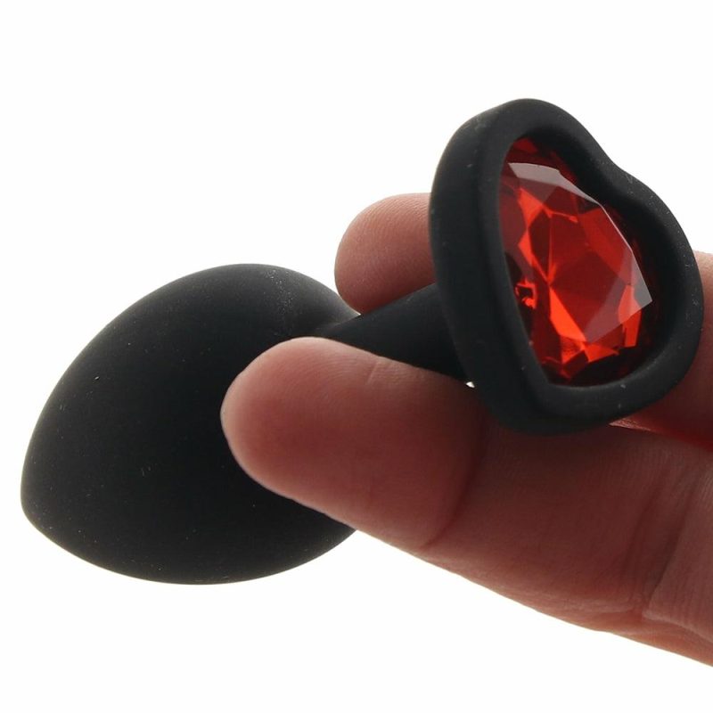 Anal Sex Toys | Glams Xchange Heart Gem Butt Plug In Small Anal Sex Toys Anal Sex Toys