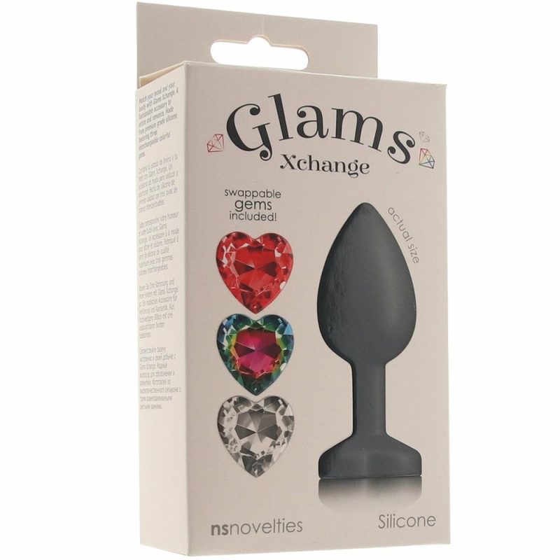 Anal Sex Toys | Glams Xchange Heart Gem Butt Plug In Small Anal Sex Toys Anal Sex Toys