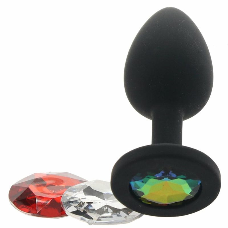 Anal Sex Toys | Glams Xchange Round Gem Butt Plug In Small Anal Sex Toys Anal Sex Toys