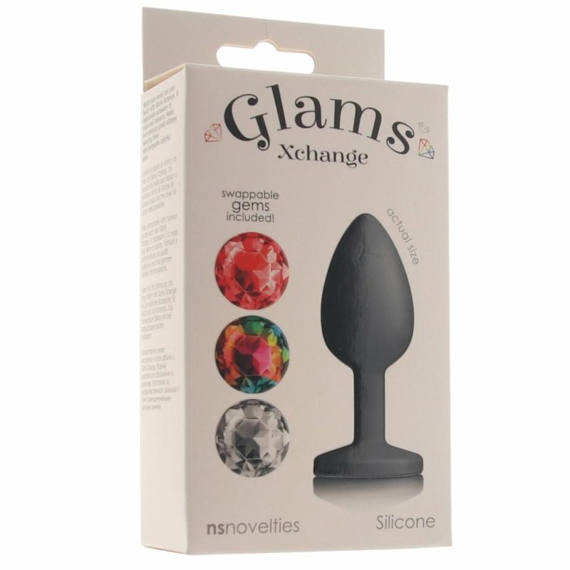 Anal Sex Toys | Glams Xchange Round Gem Butt Plug In Small Anal Sex Toys Anal Sex Toys