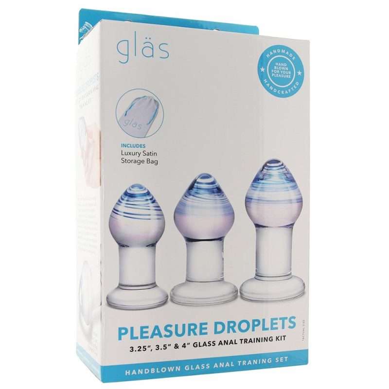 Anal Sex Toys | Gläs Pleasure Droplets Anal Training Kit Anal Sex Toys Anal Sex Toys