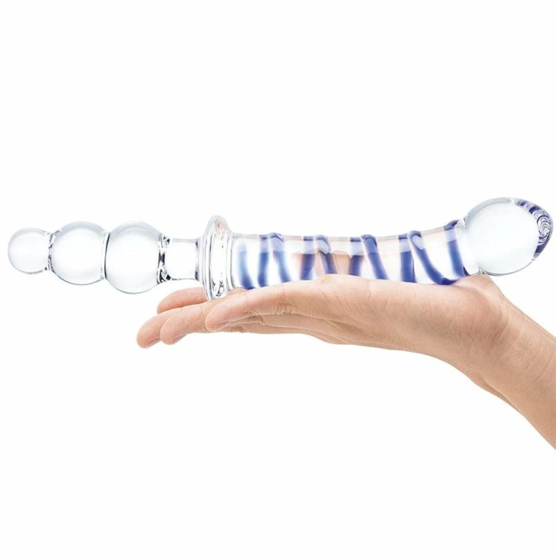 Anal Sex Toys | Gläs Twister 10 Inch Dual Ended Glass Dildo Anal Sex Toys Anal Sex Toys