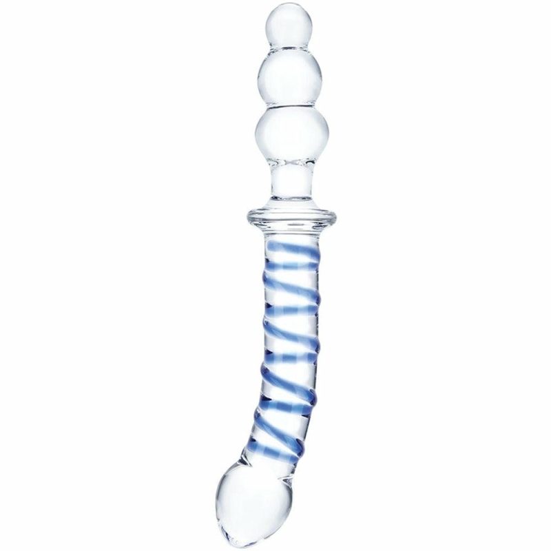 Anal Sex Toys | Gläs Twister 10 Inch Dual Ended Glass Dildo Anal Sex Toys Anal Sex Toys