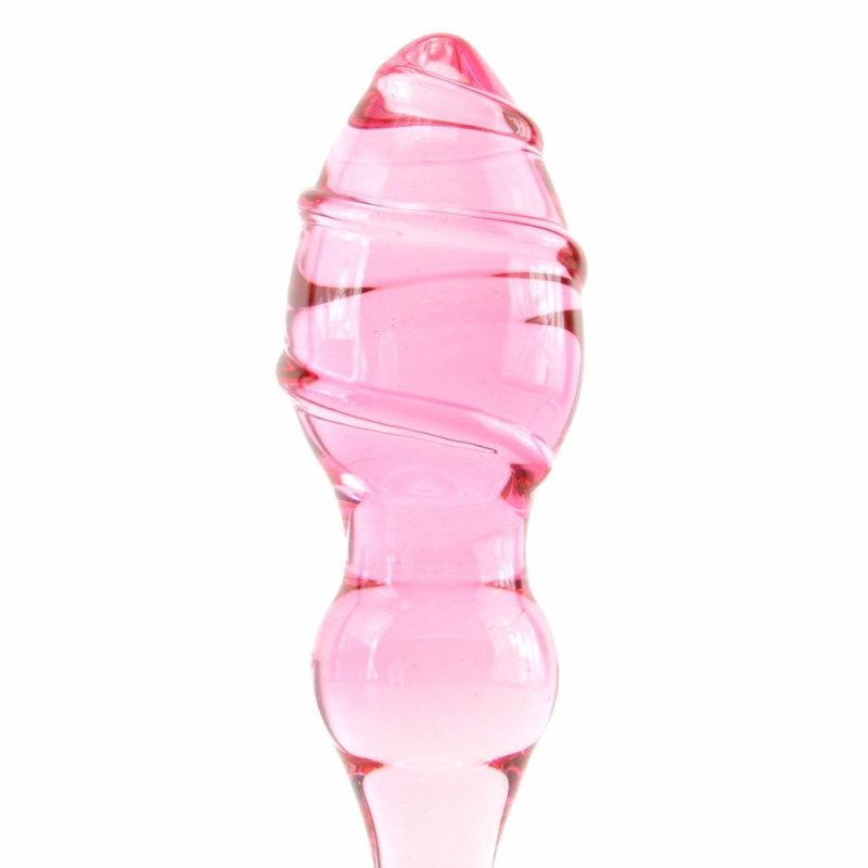 Anal Sex Toys | Icicles No. 27 Glass Plug In Pink Anal Sex Toys Anal Sex Toys