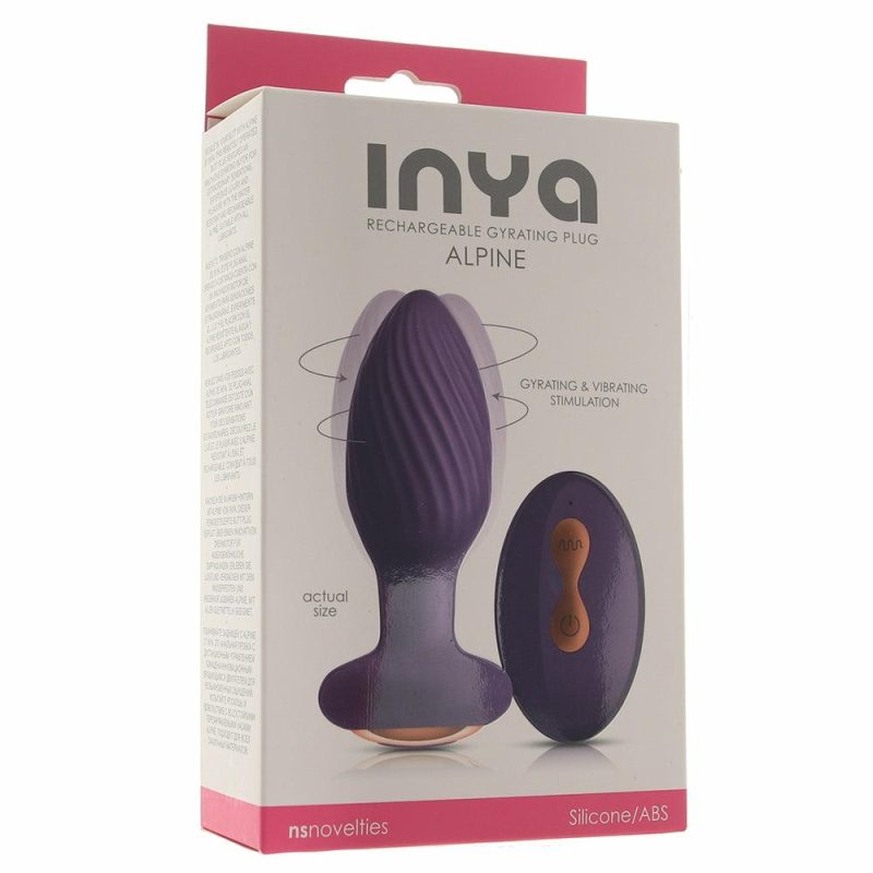 Anal Sex Toys | Inya Alpine Gyrating Remote Plug In Purple Anal Sex Toys Anal Sex Toys