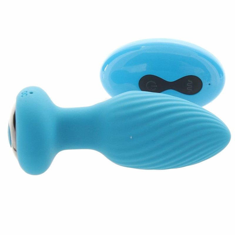 Anal Sex Toys | Inya Alpine Gyrating Remote Plug In Teal Anal Sex Toys Anal Sex Toys