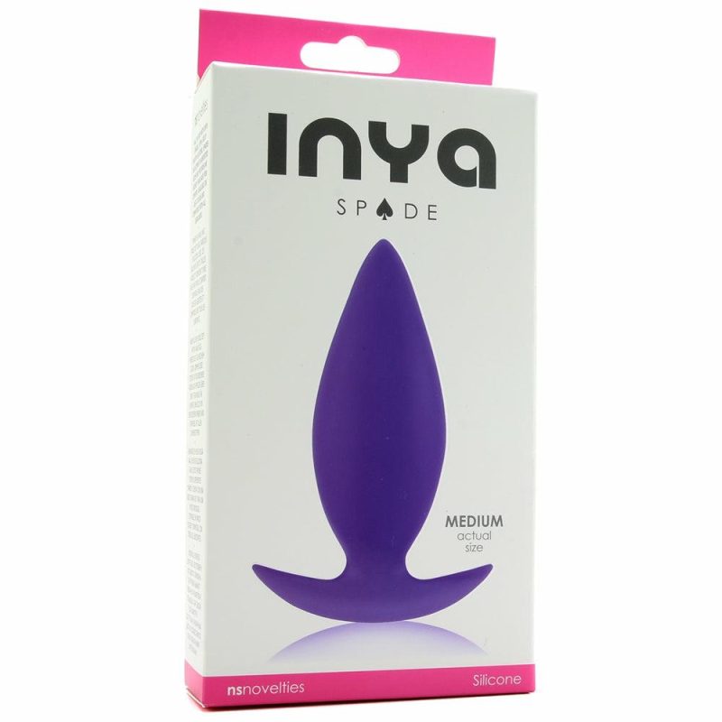 Anal Sex Toys | Inya Spade Medium Silicone Butt Plug In Purple Anal Sex Toys Anal Sex Toys