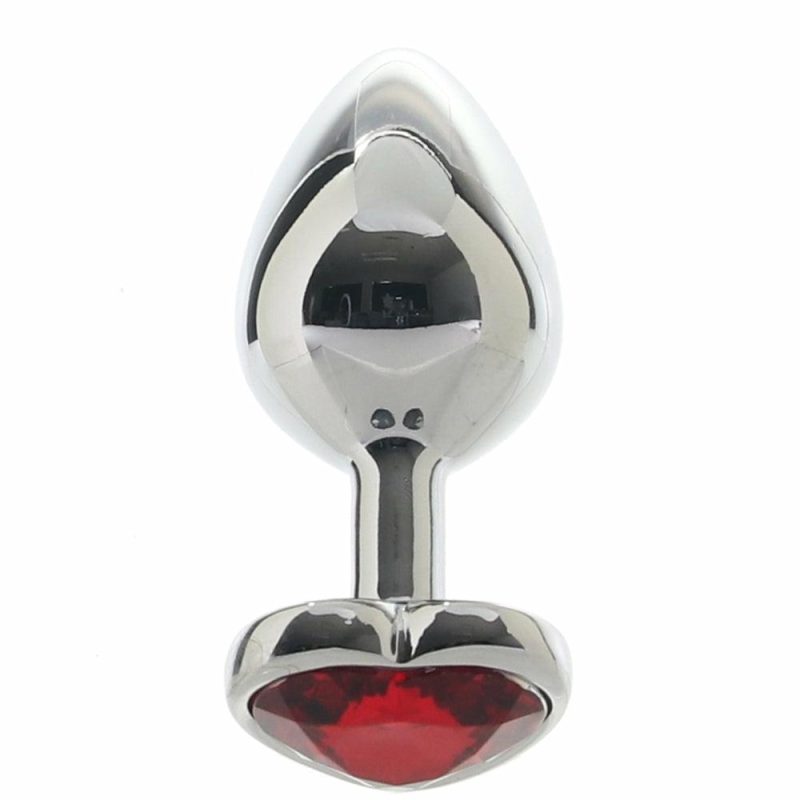 Anal Sex Toys | Jewel Small Ruby Heart Plug Anal Sex Toys Anal Sex Toys