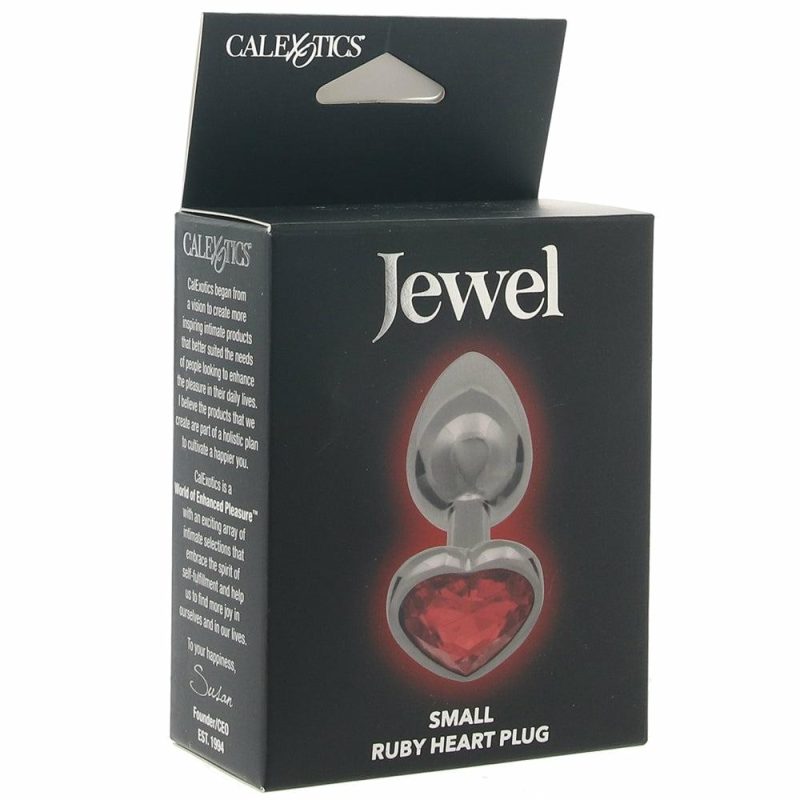 Anal Sex Toys | Jewel Small Ruby Heart Plug Anal Sex Toys Anal Sex Toys