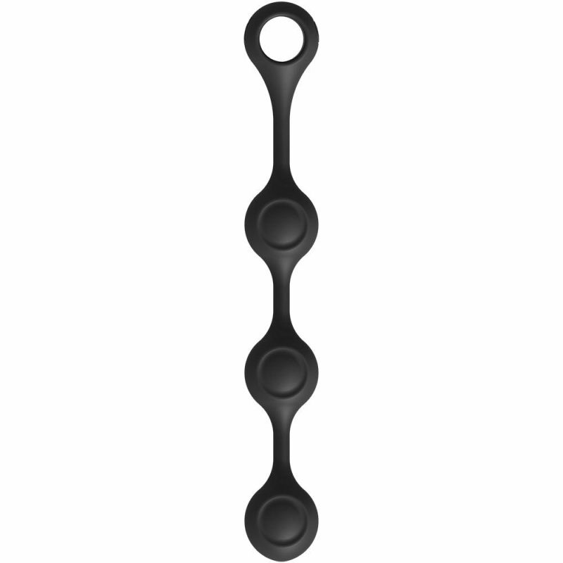 Anal Sex Toys | Kink Weighted Silicone Anal Balls In Black Anal Sex Toys Anal Sex Toys