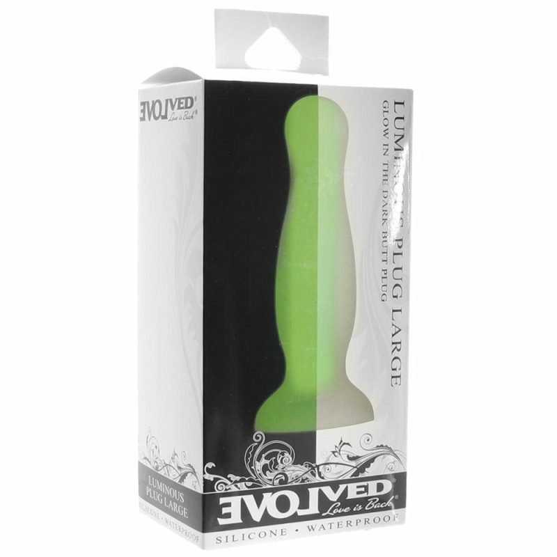 Anal Sex Toys | Luminous Glow In The Dark Large Butt Plug In Green Anal Sex Toys Anal Sex Toys