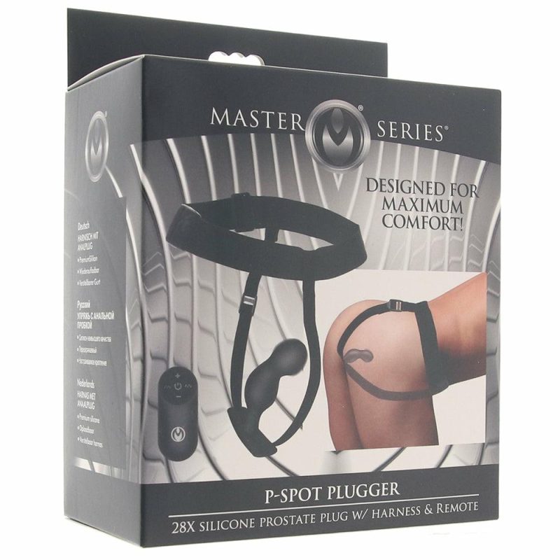 Anal Sex Toys | Master Series Vibrating P-Spot Plugger And Harness Anal Sex Toys Anal Sex Toys