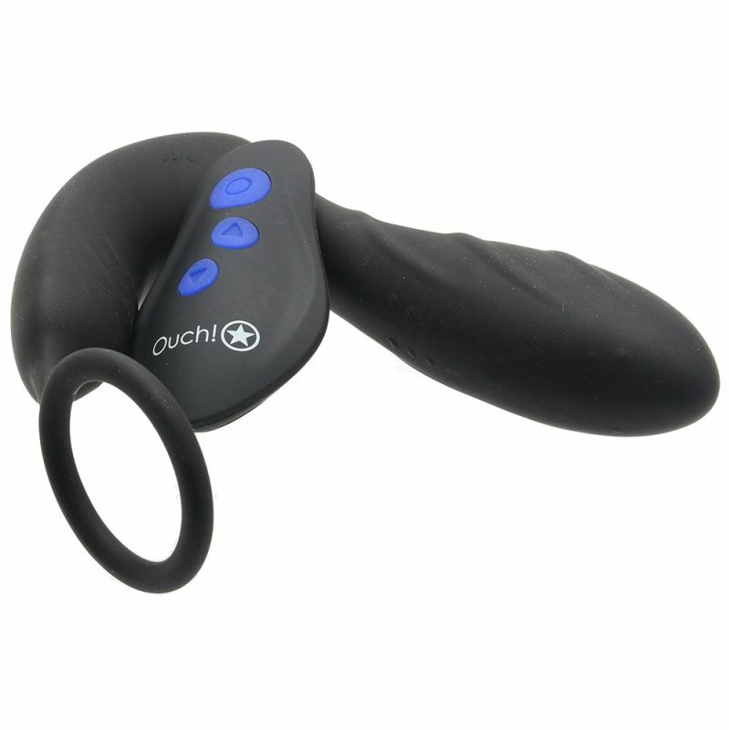 Anal Sex Toys | Ouch! E-Stim Vibrating Butt Plug With Ring Anal Sex Toys Anal Sex Toys