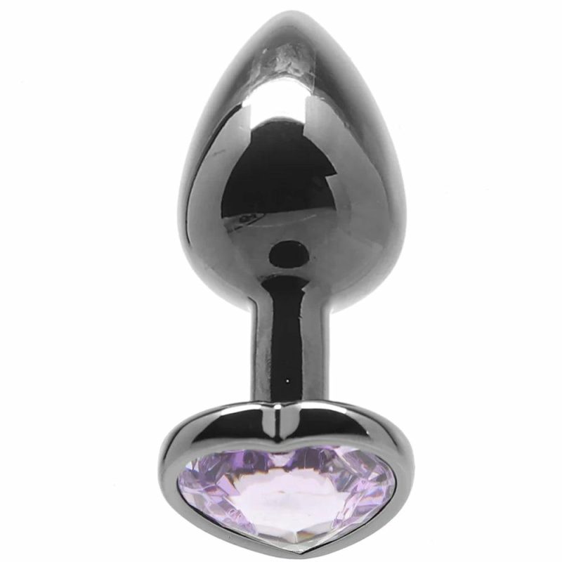 Anal Sex Toys | Ouch! Purple Heart Gem Plug In Small Anal Sex Toys Anal Sex Toys