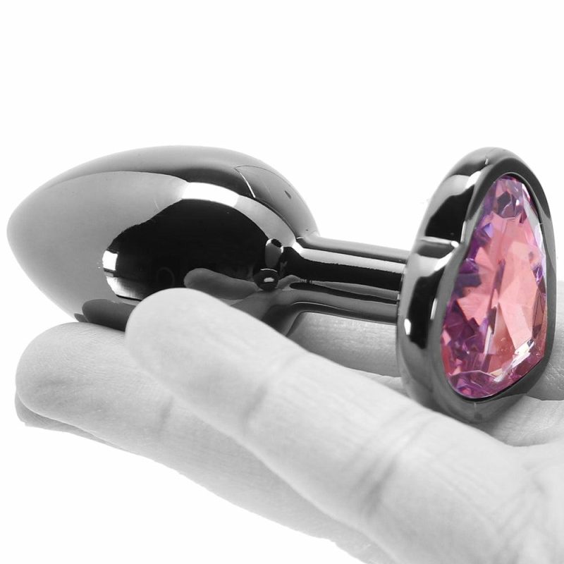 Anal Sex Toys | Ouch! Purple Heart Gem Plug In Small Anal Sex Toys Anal Sex Toys