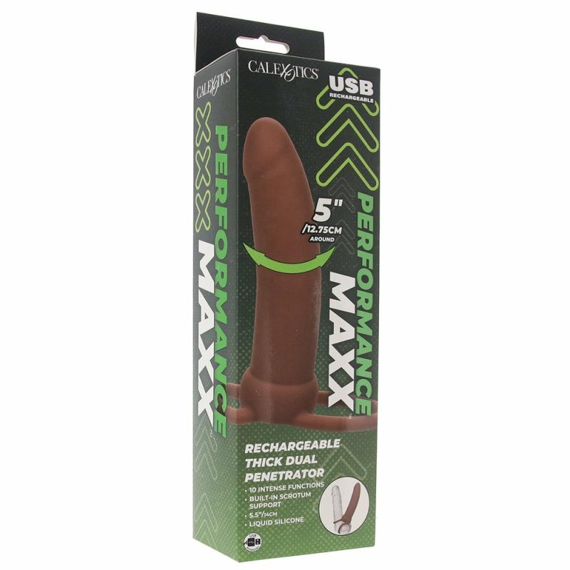 Anal Sex Toys | Performance Maxx Thick Dual Penetrator In Dark Anal Sex Toys Anal Sex Toys