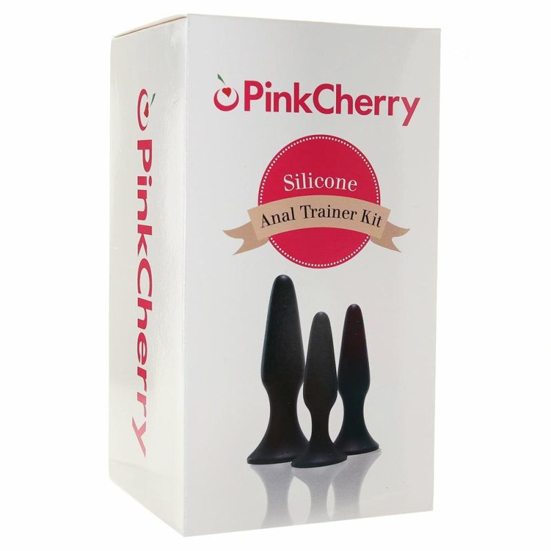 Anal Sex Toys | Pinkcherry Silicone Anal Trainer Kit In Black Anal Sex Toys Anal Sex Toys