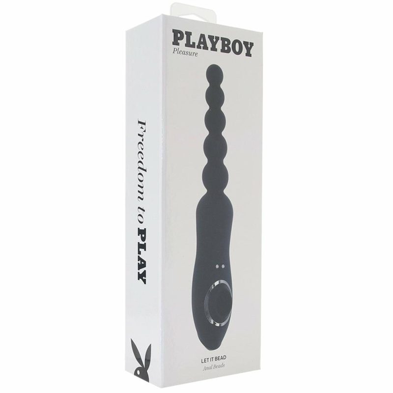 Anal Sex Toys | Playboy Let It Bead Double Sided Suction Vibe Anal Sex Toys Anal Sex Toys