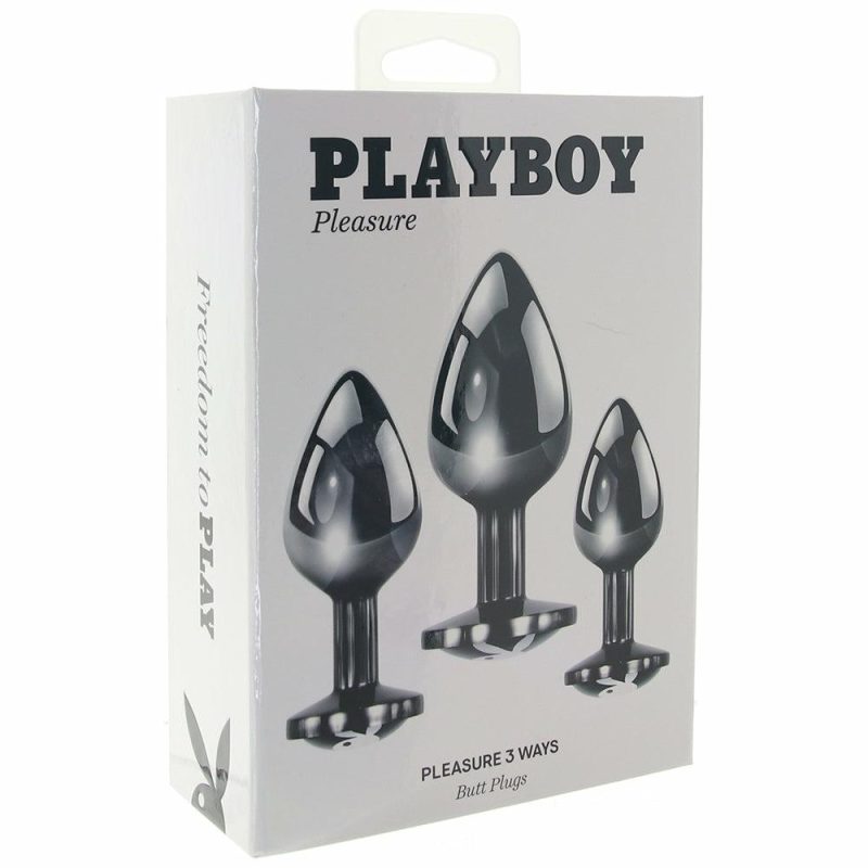 Anal Sex Toys | Playboy Pleasure 3 Ways Butt Plug Set Anal Sex Toys Anal Sex Toys