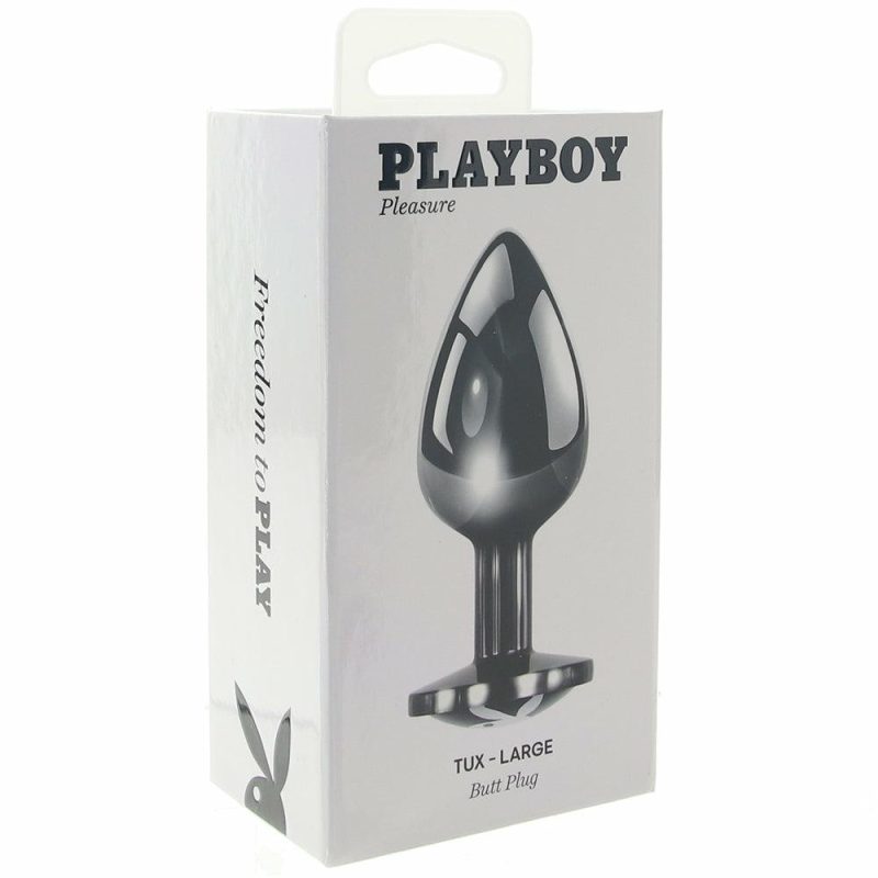 Anal Sex Toys | Playboy Tux Large Butt Plug Anal Sex Toys Anal Sex Toys