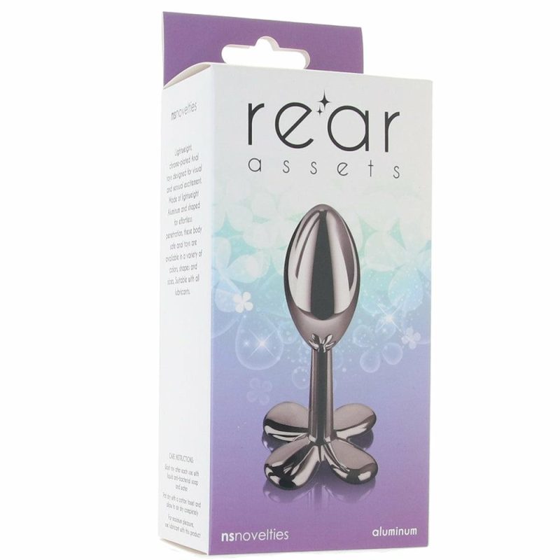 Anal Sex Toys | Rear Assets Clover Plug In Gunmetal Anal Sex Toys Anal Sex Toys