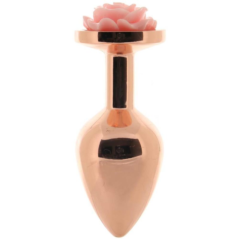 Anal Sex Toys | Rear Assets Medium Rose Aluminum Plug In Rose/Pink Anal Sex Toys Anal Sex Toys