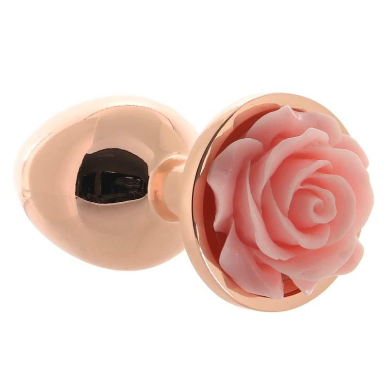 Anal Sex Toys | Rear Assets Small Rose Aluminum Plug In Rose/Pink Anal Sex Toys Anal Sex Toys