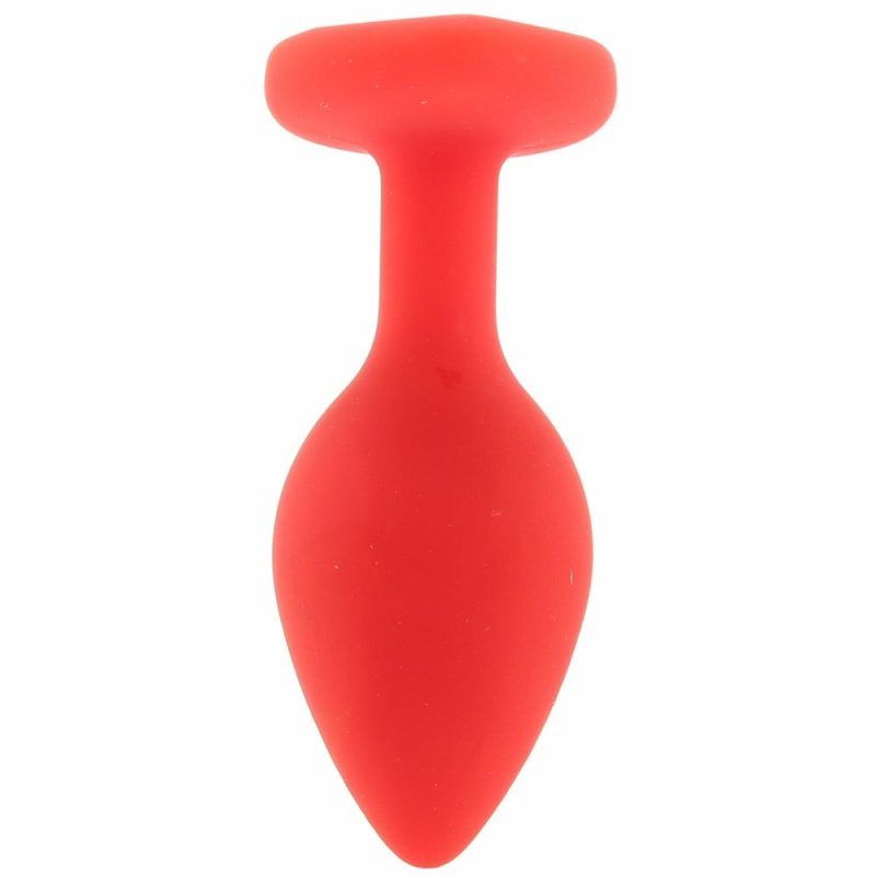 Anal Sex Toys | Regular Diamond Heart Butt Plug In Red Anal Sex Toys Anal Sex Toys