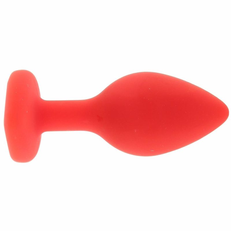 Anal Sex Toys | Regular Diamond Heart Butt Plug In Red Anal Sex Toys Anal Sex Toys