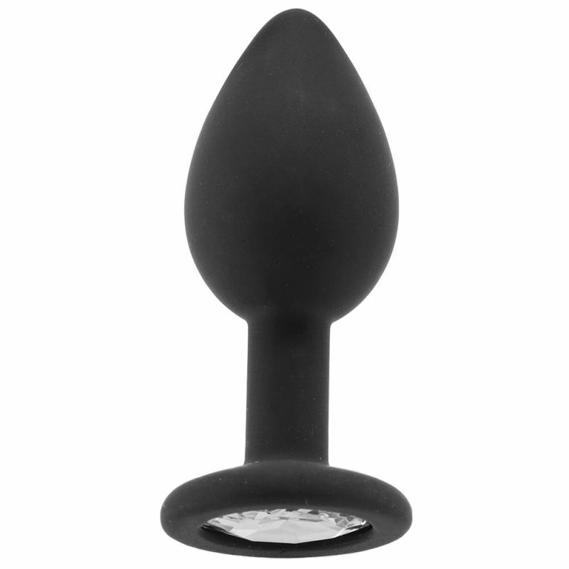 Anal Sex Toys | Regular Diamond Silicone Butt Plug In Black Anal Sex Toys Anal Sex Toys