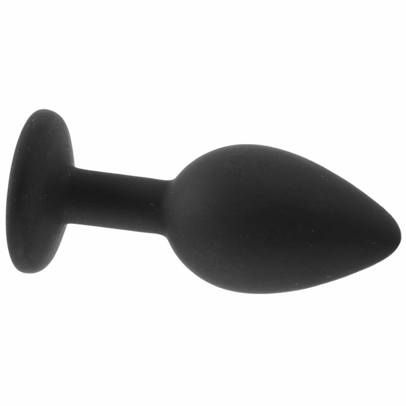 Anal Sex Toys | Regular Diamond Silicone Butt Plug In Black Anal Sex Toys Anal Sex Toys