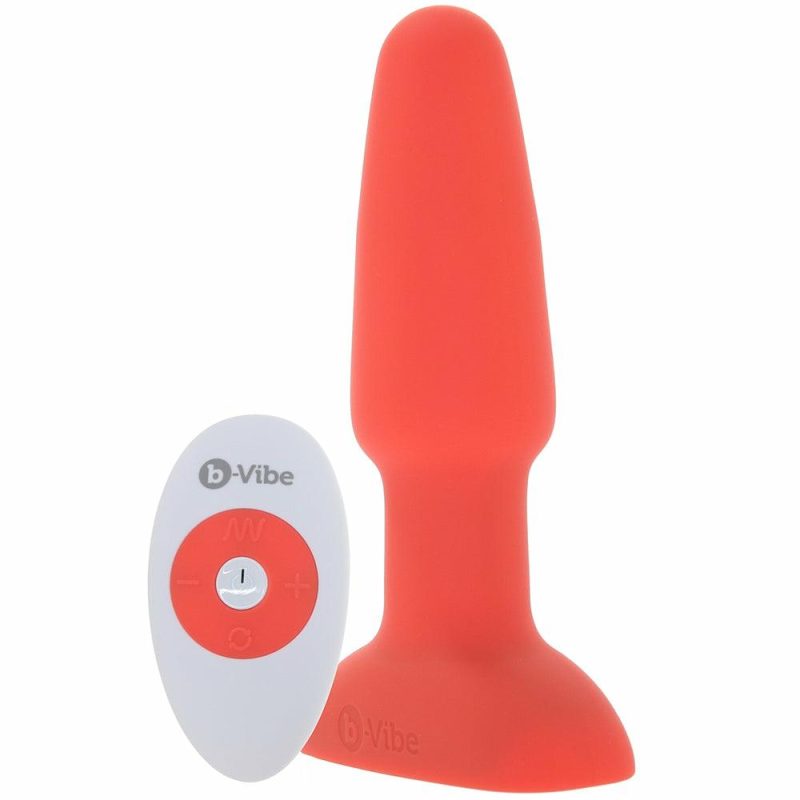 Anal Sex Toys | Remote Silicone Rimming 2 Plug In Orange Anal Sex Toys Anal Sex Toys