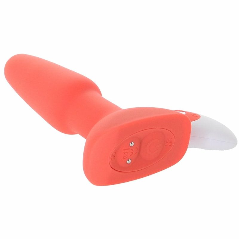 Anal Sex Toys | Remote Silicone Rimming 2 Plug In Orange Anal Sex Toys Anal Sex Toys