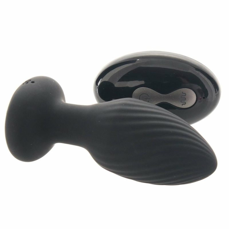 Anal Sex Toys | Renegade Alpine Gyrating Remote Plug In Black Anal Sex Toys Anal Sex Toys