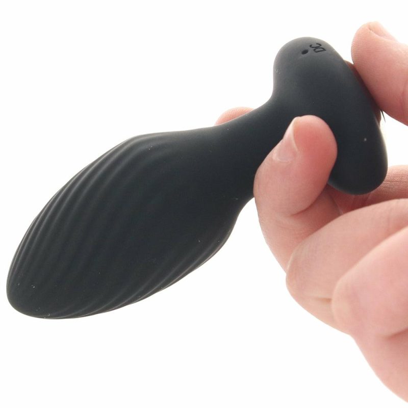 Anal Sex Toys | Renegade Alpine Gyrating Remote Plug In Black Anal Sex Toys Anal Sex Toys