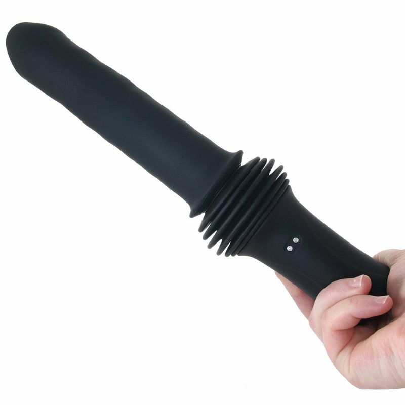 Anal Sex Toys | Renegade Super Stroker Thrusting Vibe In Black Anal Sex Toys Anal Sex Toys