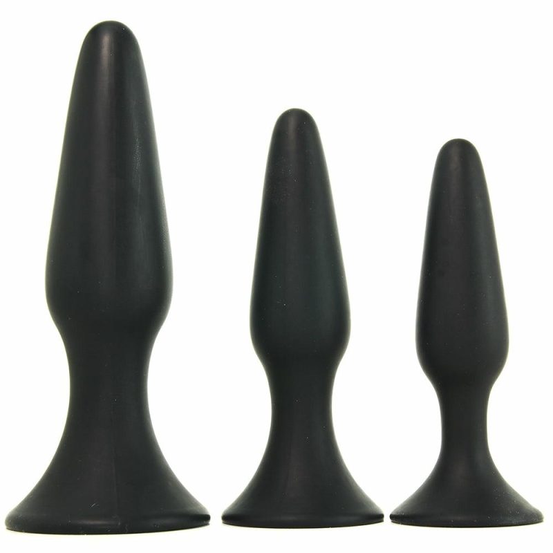 Anal Sex Toys | Silicone Anal Trainer Kit In Black Anal Sex Toys Anal Sex Toys