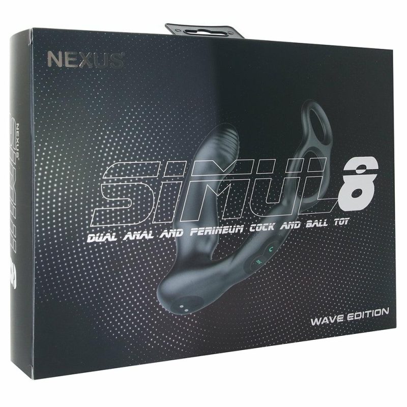 Anal Sex Toys | Simul8 Wave Edition Dual Cock And Ball Vibe Anal Sex Toys Anal Sex Toys