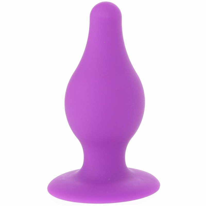 Anal Sex Toys | Squeeze-It Medium Tapered Butt Plug In Purple Anal Sex Toys Anal Sex Toys