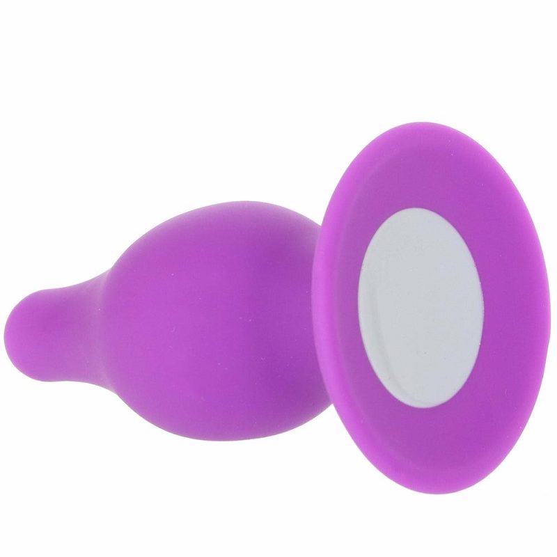 Anal Sex Toys | Squeeze-It Medium Tapered Butt Plug In Purple Anal Sex Toys Anal Sex Toys