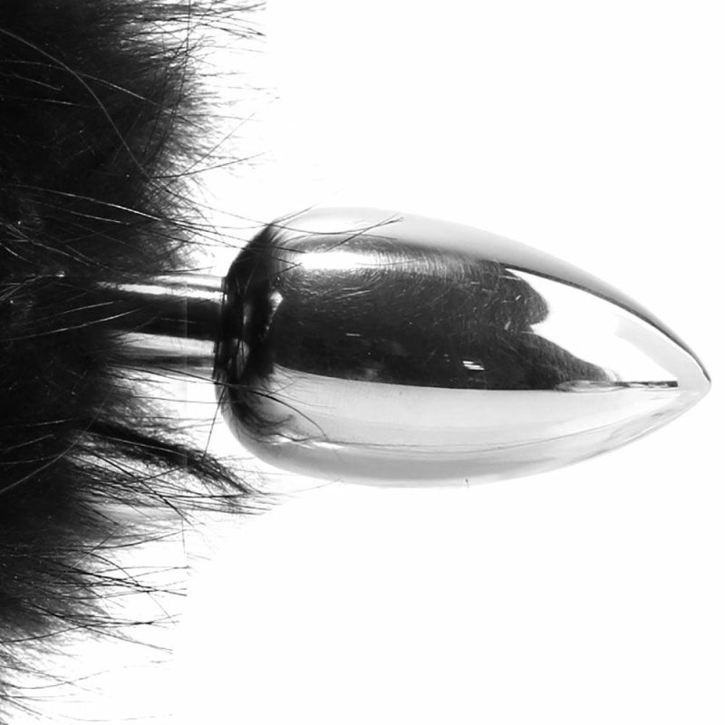 Anal Sex Toys | Stainless Steel Butt Plug With Fur Tail In M Anal Sex Toys Anal Sex Toys