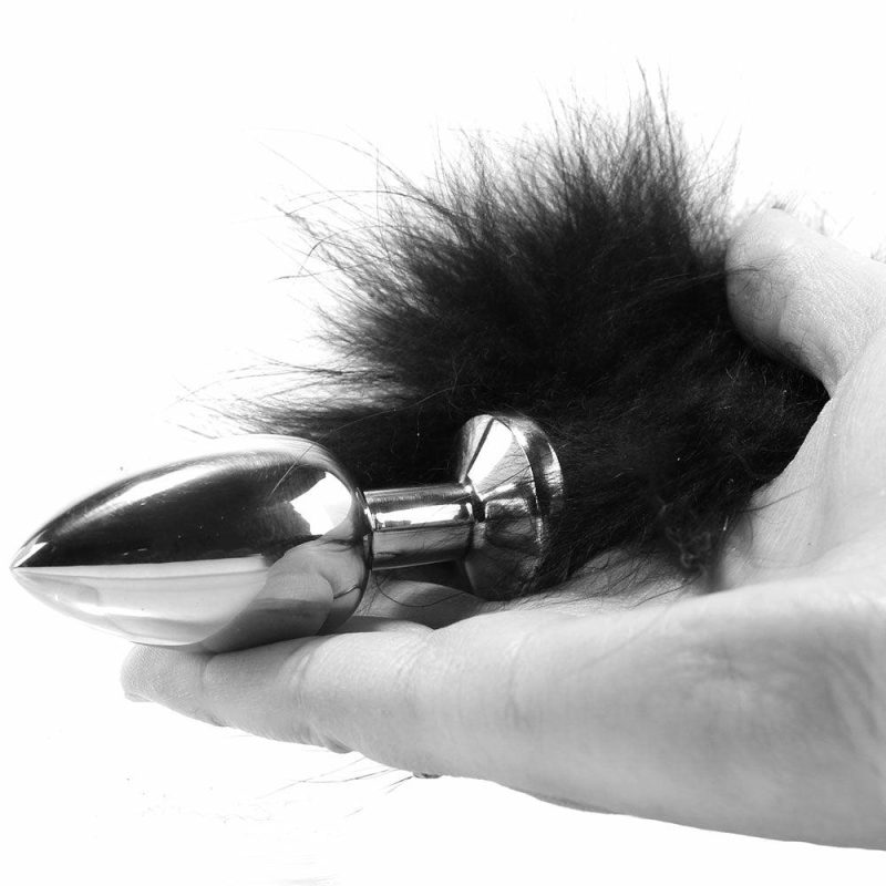 Anal Sex Toys | Stainless Steel Butt Plug With Fur Tail In M Anal Sex Toys Anal Sex Toys